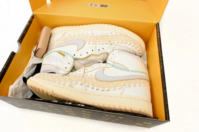 One Kick Bephie's Supply Jordan Union Woven Sail SP FD2565-100 1 High OG Retro Beauty 0727